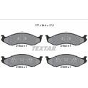 Front brake pad set TEXTAR - 2182202