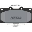 Front brake pad set TEXTAR - 2185401