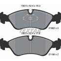 Front brake pad set TEXTAR - 2186201