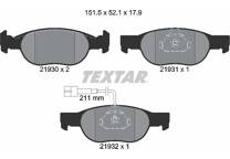 Front brake pad set