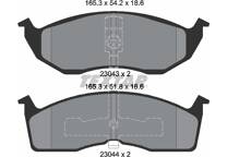 Front brake pad set