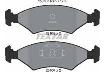Front brake pad set