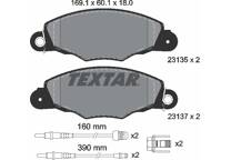Front brake pad set