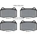 Front brake pad set TEXTAR - 2314201