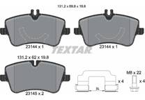 Front brake pad set