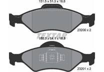 Front brake pad set