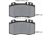 Front brake pad set