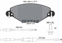Front brake pad set