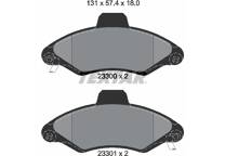 Front brake pad set