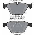 Front brake pad set TEXTAR - 2331303