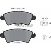 Front brake pad set TEXTAR - 2333201