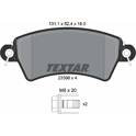 Front brake pad set TEXTAR - 2339602