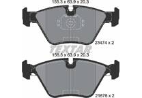 Front brake pad set