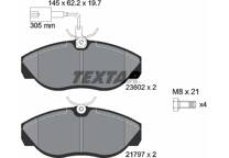 Front brake pad set
