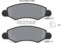 Front brake pad set