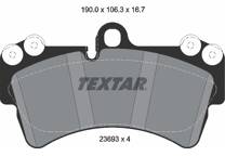 Front brake pad set