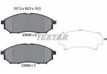 Front brake pad set