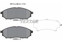 Front brake pad set