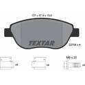 Front brake pad set TEXTAR - 2370803