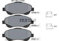Front brake pad set