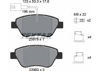 Front brake pad set