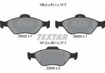 Front brake pad set