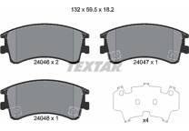 Front brake pad set