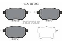 Front brake pad set