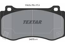Front brake pad set