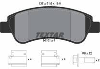Front brake pad set