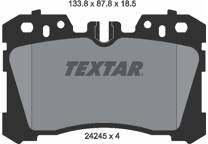 Front brake pad set