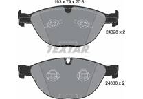 Front brake pad set