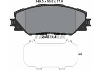 Front brake pad set