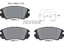 Front brake pad set