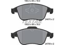 Front brake pad set