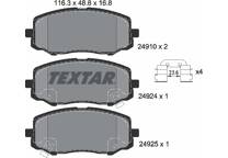 Front brake pad set