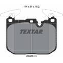 Front brake pad set TEXTAR - 2502801
