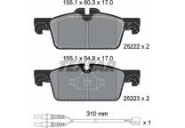 Front brake pad set