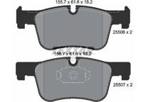 Front brake pad set