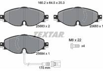 Front brake pad set