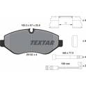 Front brake pad set TEXTAR - 2919202