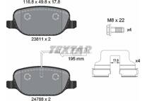 Plaquettes De Frein Arrière Brembo P23152 - Compatible Alfa Romeo Giulietta (940) - Avec Indicateur D'usure Et Vis