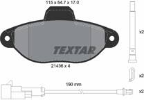 Bosch Set Pastiglie Freno Anteriori Con Contatto Usura - Compatibile Con Renault Kangoo, Nissan E Altri - Qualità Originale, Kit Completo Con Viti - 2