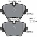 Kit pastiglie freno anteriore TEXTAR - 2561701
