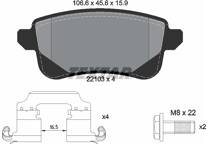 Brembo P 68 064 Pastiglia Freno Posteriore - Qualità OE, Omologata ECE R90, Per Impianto Lucas