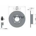 Brake disc set (2) TEXTAR - 92082503