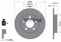 Brake disc set (2)