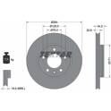 Brake disc set (2) TEXTAR - 92121403