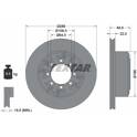 Brake disc set (2) TEXTAR - 93089600