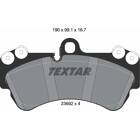 Rear brake pad set (4 pcs) TEXTAR - 2369281